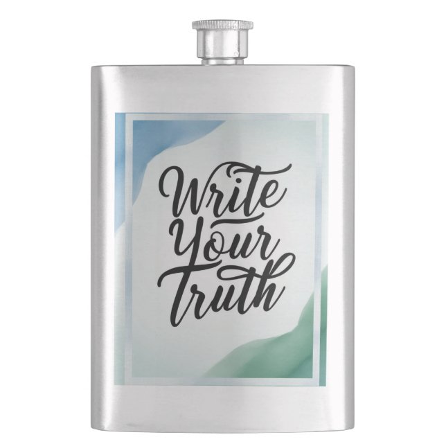 Petaca Escribir su verdad (Anverso)