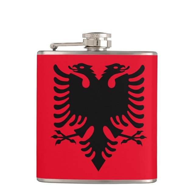 Petaca Escudo de armas albanés (Anverso)