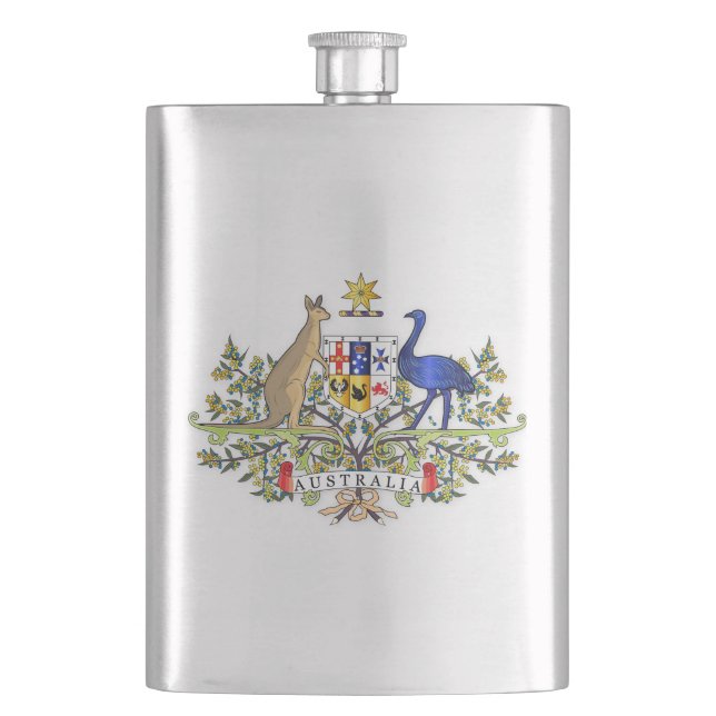 Petaca Escudo de armas de Australia (Anverso)
