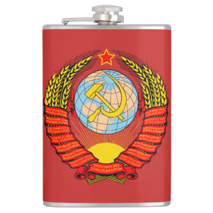 Petaca Escudo de armas URSS de Unión Soviética