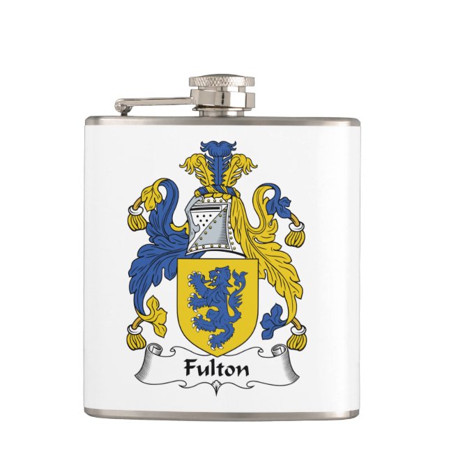 Petaca Escudo de la familia de Fulton (Anverso)