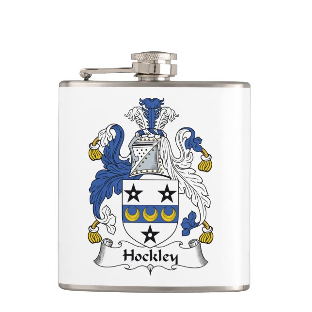 Petaca Escudo de la familia de Hockley (Anverso)