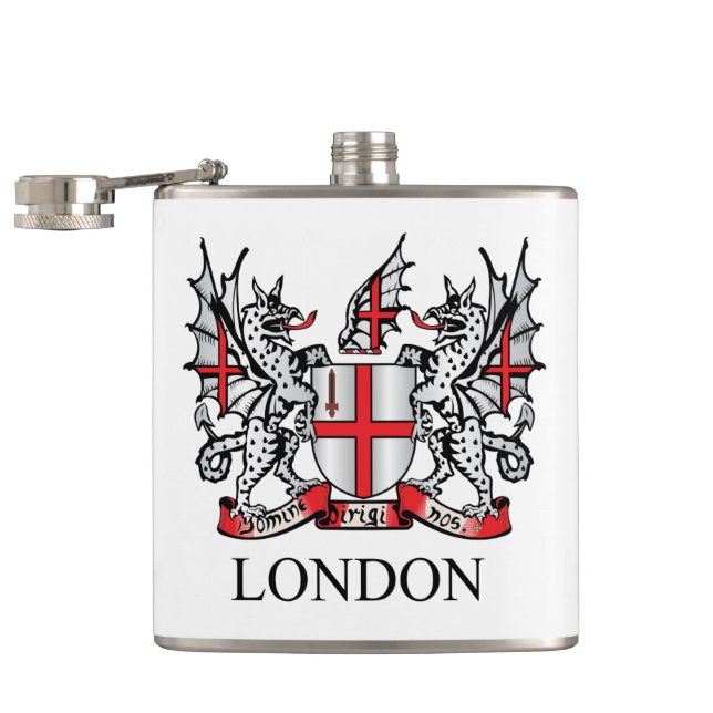 Petaca Escudo de Londres (Abierto)