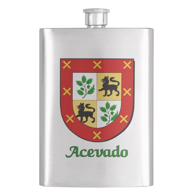 Petaca Escudo heráldico Acevado (Anverso)
