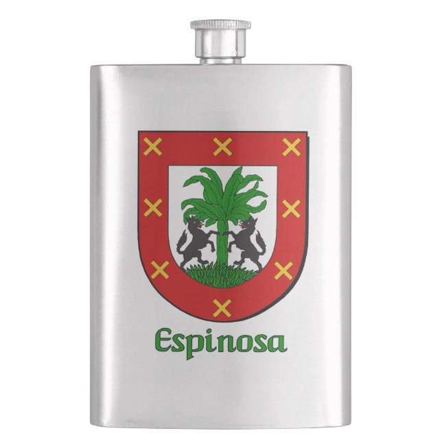 Petaca Escudo heráldico de Espinosa (Anverso)