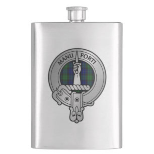 Petaca Escudo y tartán del clan MacKay