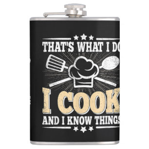 Petaca Eso es lo que hago, cocino y sé cosas divertidas