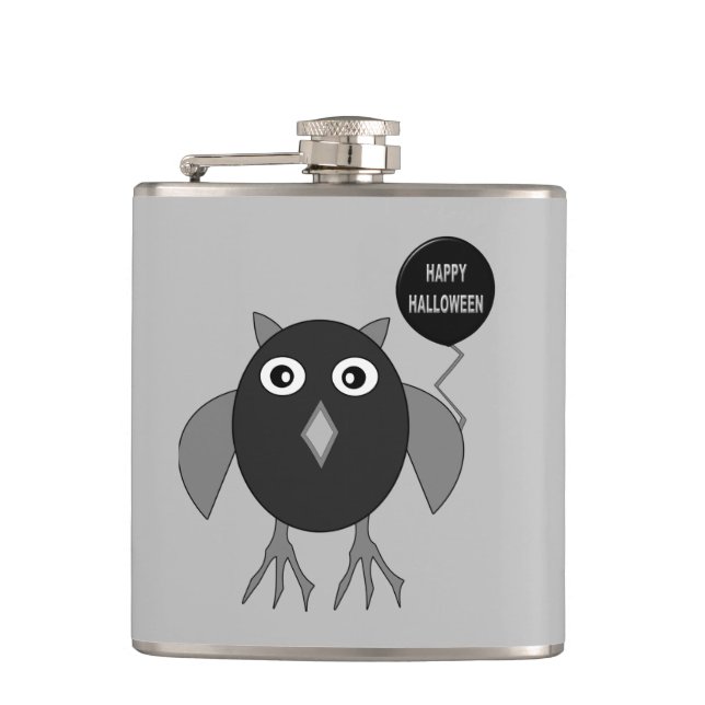 Petaca Espeluznante matamoscas de Halloween (Anverso)