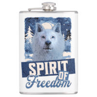 Espíritu de Lobo Ártico de Libertad Diseño de Vida