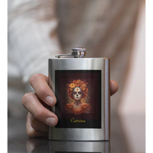 Petaca Espíritu Marigold, personalizado