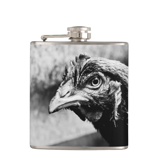 Petaca espíritus y pollos (Anverso)