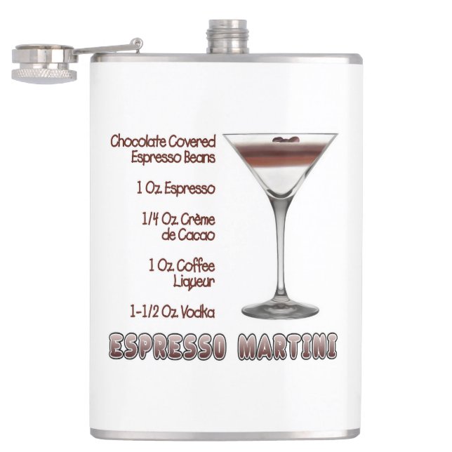 Petaca Espresso Martini Cocktail Recipe Art (Abierto)