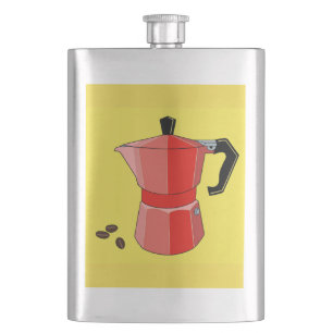 Petaca Espresso rojo arcoiris