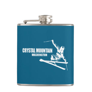 Petaca Esquiador de Crystal Mountain Washington