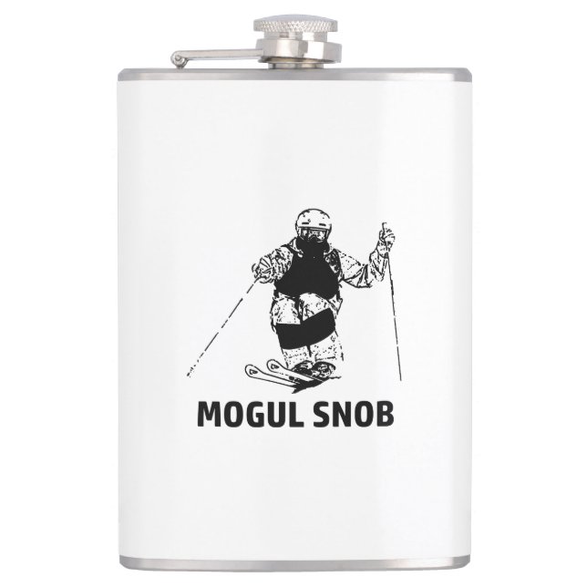 Petaca Esquiador de mogul (Anverso)