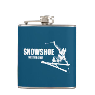 Petaca Esquiador de Virginia Occidental para Snowshoe Mou