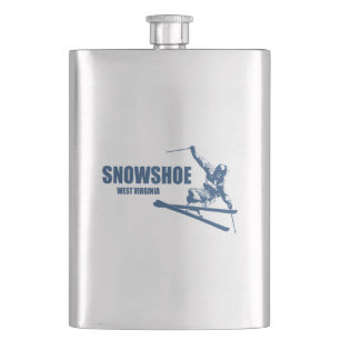 Petaca Esquiador de Virginia Occidental para Snowshoe Mou