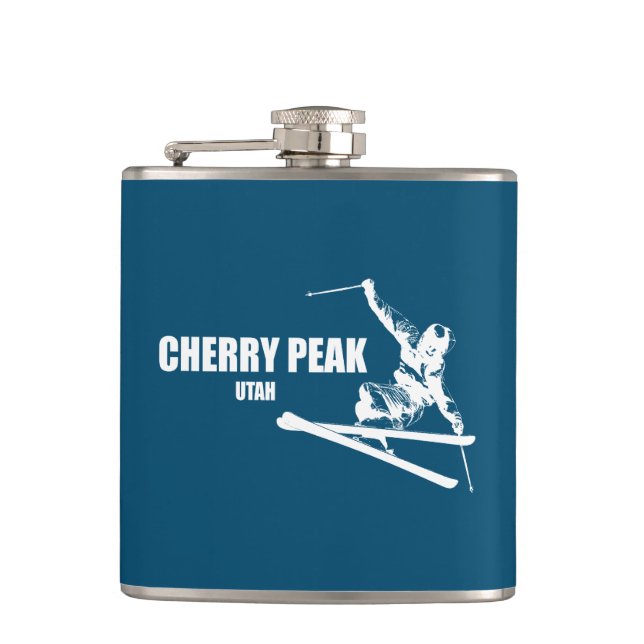 Petaca Esquiador del Cherry Peak Resort (Anverso)