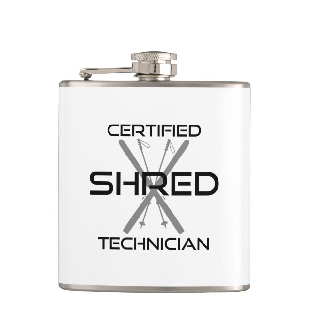 Petaca Esquiar de Técnico Caliente Certificado (Anverso)