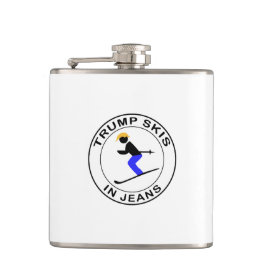 Petaca Esquíes de Trump en jeans