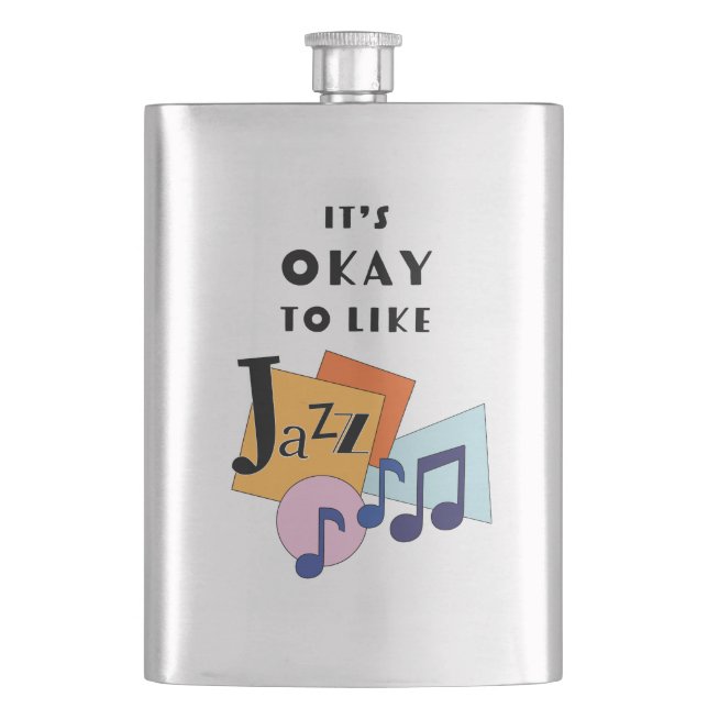 Petaca Está bien Me Gusta el Jazz V.2 (Anverso)