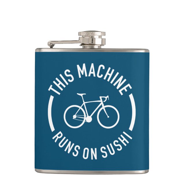Petaca Esta Máquina Funciona En Bicicleta De Sushi (Anverso)