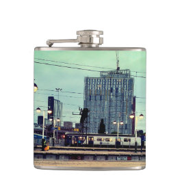 Petaca Estación de Manchester , con vista