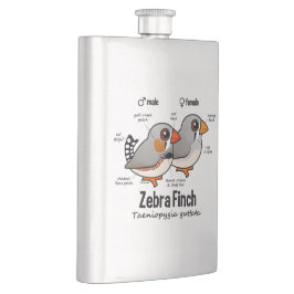 Petaca Estadísticas del pinzón de cebra