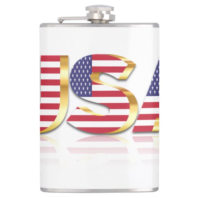 Petaca Estados Unidos de América: Bandera de los Estados  (Anverso)