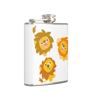Petaca "¡Estamos aquí!" Cuto Personalizado Lions Hip Flas