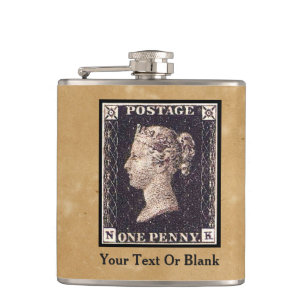 Petaca Estampilla Penny Black Postage