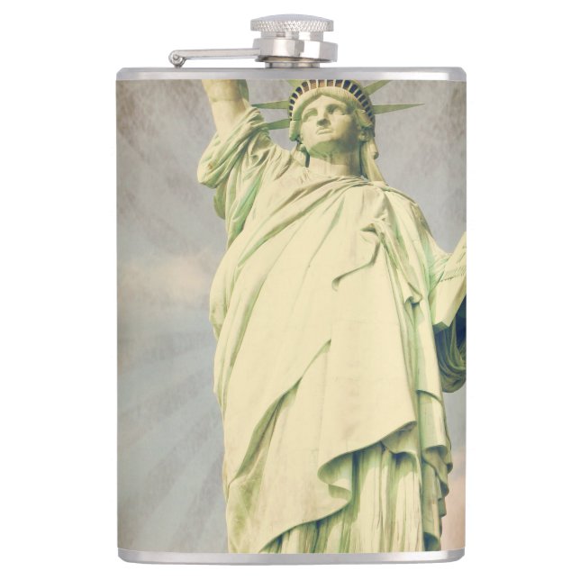 Petaca Estatua de la libertad (Anverso)