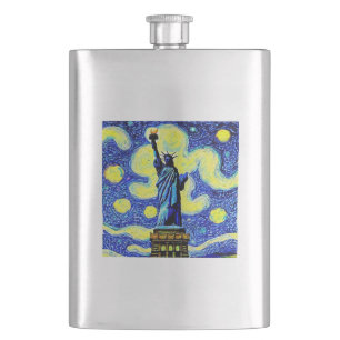 Petaca Estatua De La Libertad De Nueva York
