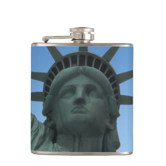 Petaca Estatua de la máscara de recuerdo de Nueva York