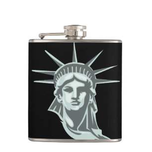 Petaca Estatua del matraz de cadera de la Libertad