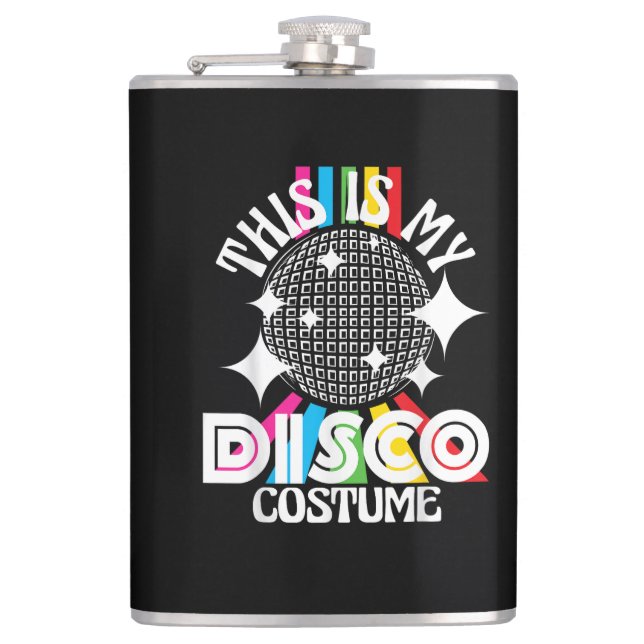 Petaca Este es mi disfraz de discoteca - Fiesta divertida (Anverso)
