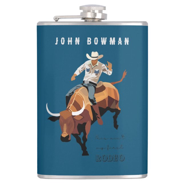 Petaca Este no es mi primer RODEO : Bull rider (Anverso)