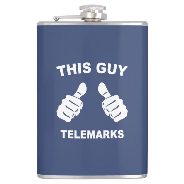Petaca Este tipo le dice a Telemarks (Anverso)