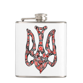 Petaca Estilizado trident tryzub, emblema nacional de Ucr