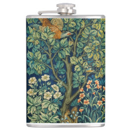 Petaca Estilo de época de diseño de William Morris