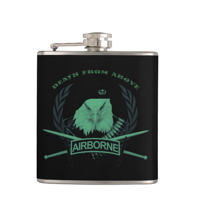 Petaca Estilo del símbolo militar del ejército (Anverso)