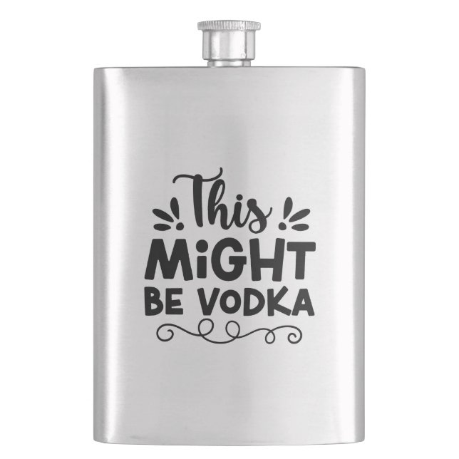 Petaca Esto podría ser vodka (Anverso)