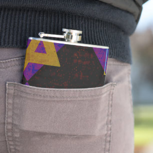 Petaca Estrella feliz de Hanukkah de David menorah de Sli