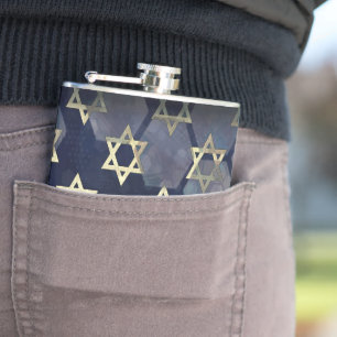 Petaca Estrella múltiple Happy Hanukkah de SlipperyJoe de