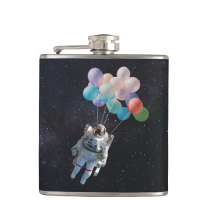 Petaca Estrellas astronautas y globos de colores espacial