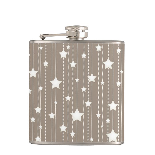 Petaca Estrellas de los navidades blancos (Anverso)