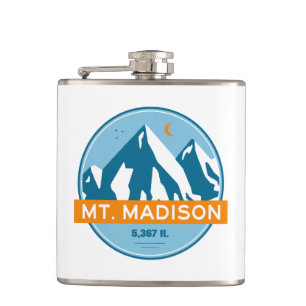 Petaca Estrellas de Mount Madison New Hampshire Moon