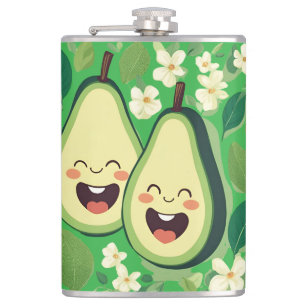 Petaca Estuche Cutto Aguacate Pareja de Teléfono Funny