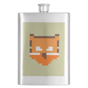 Petaca Estuche para iPhone Funda-Mate de zorro pixelado l