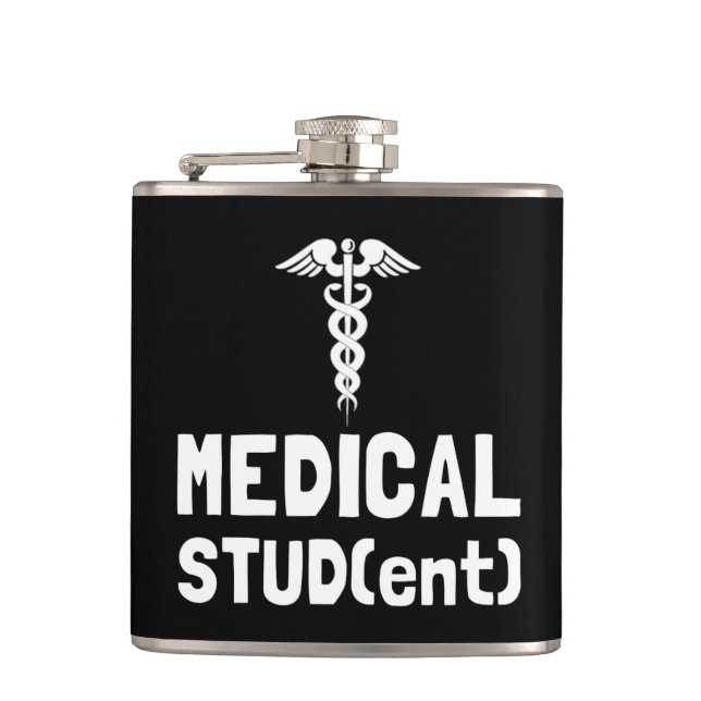Petaca Estudiante de medicina (Anverso)